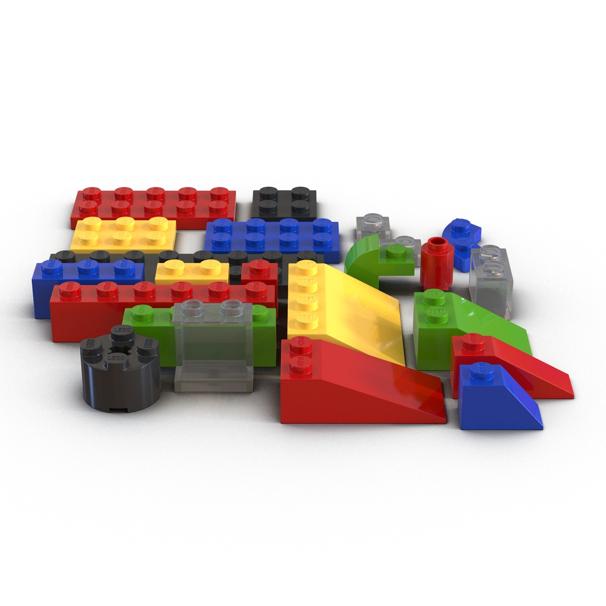 3D model Lego Bricks Set