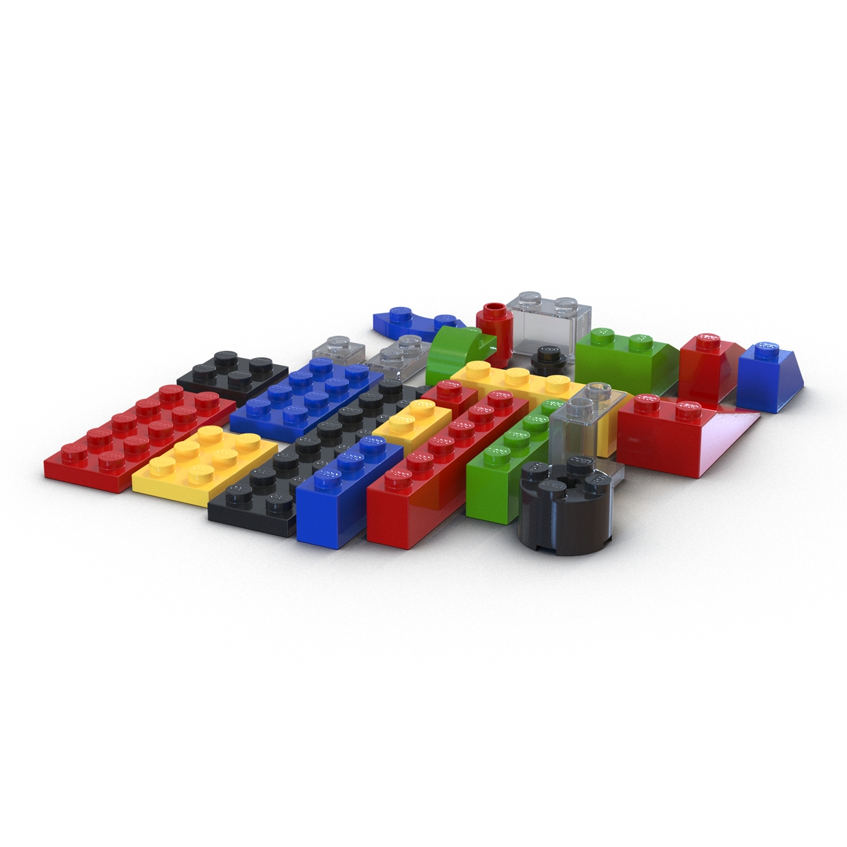 3D model Lego Bricks Set