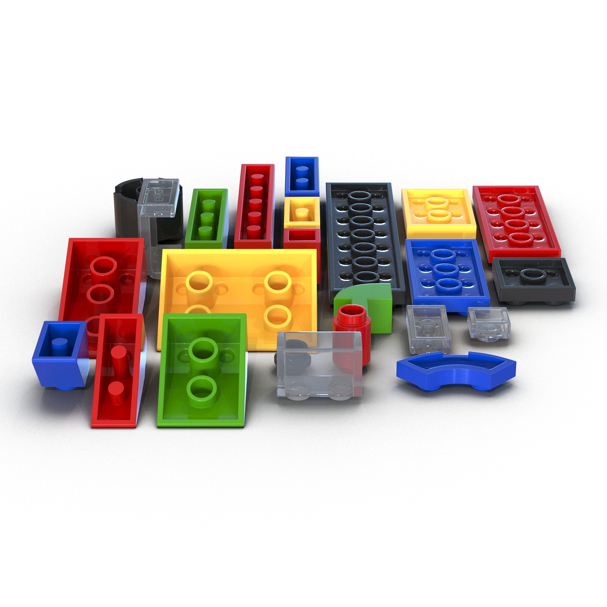 3D model Lego Bricks Set