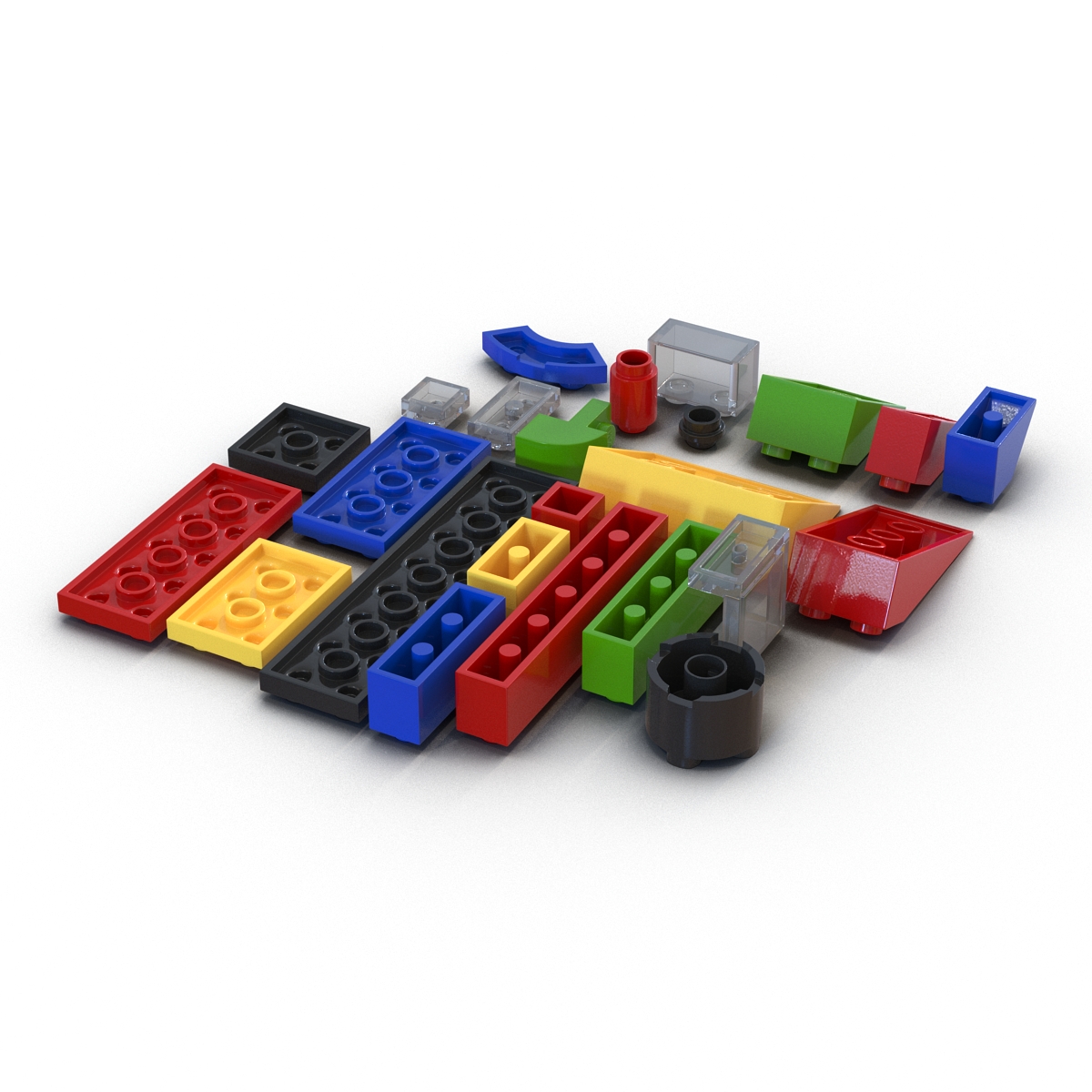 3D model Lego Bricks Set