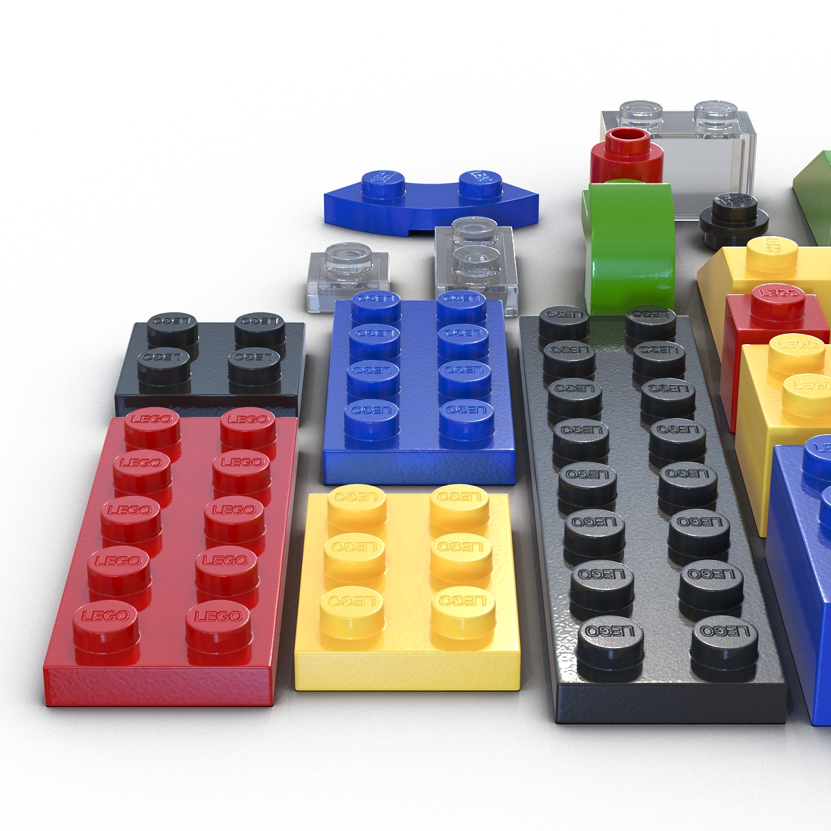 3D model Lego Bricks Set