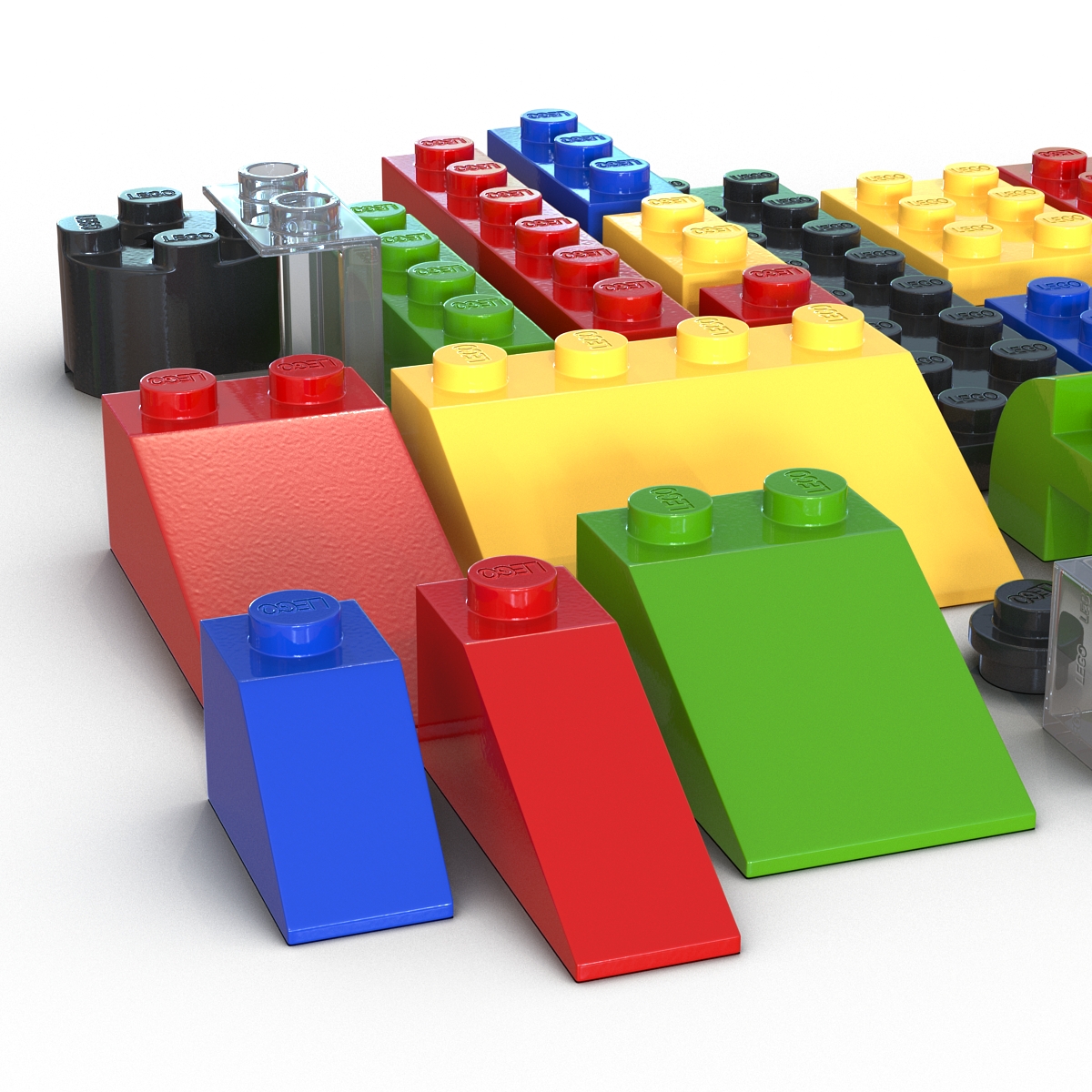 3D model Lego Bricks Set