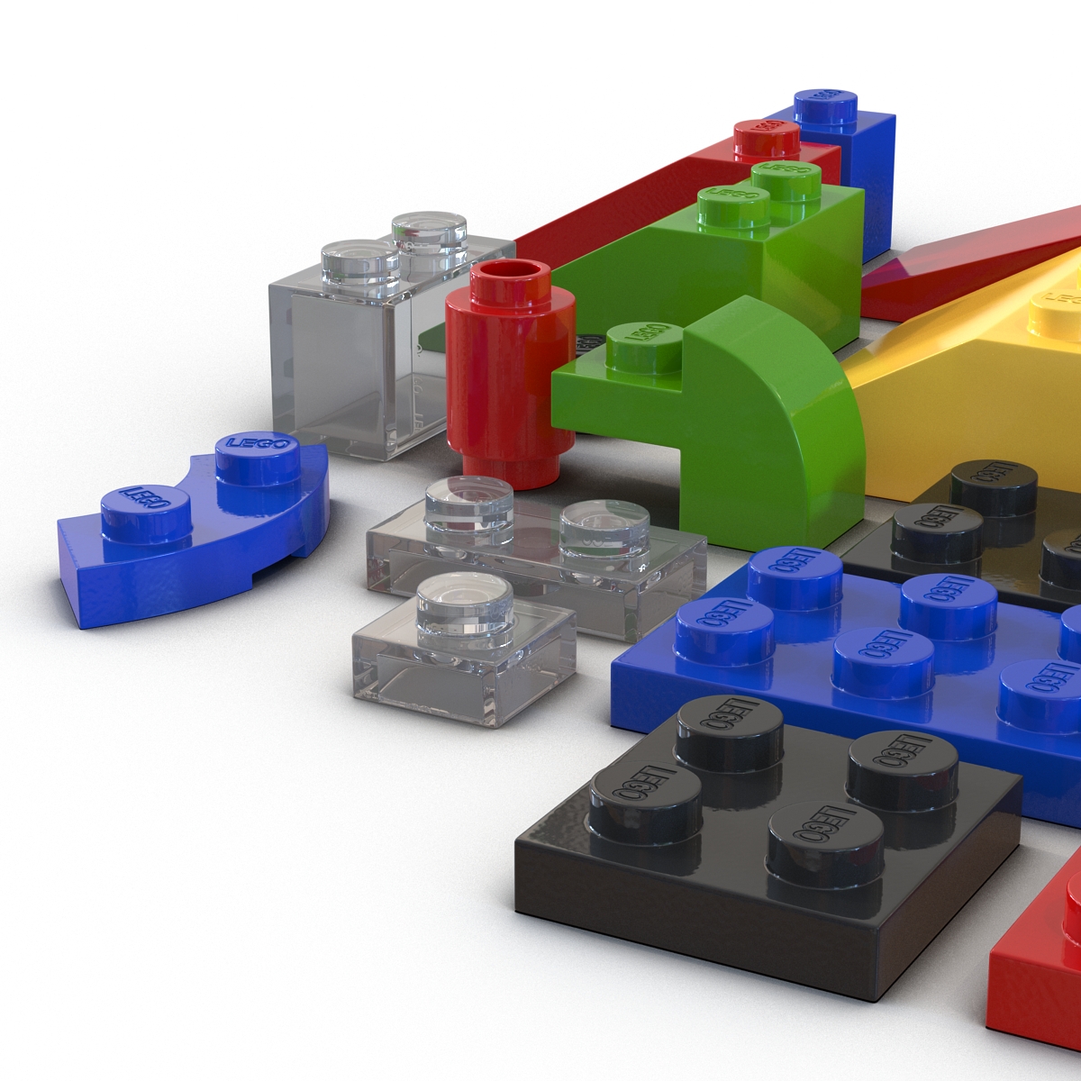 3D model Lego Bricks Set