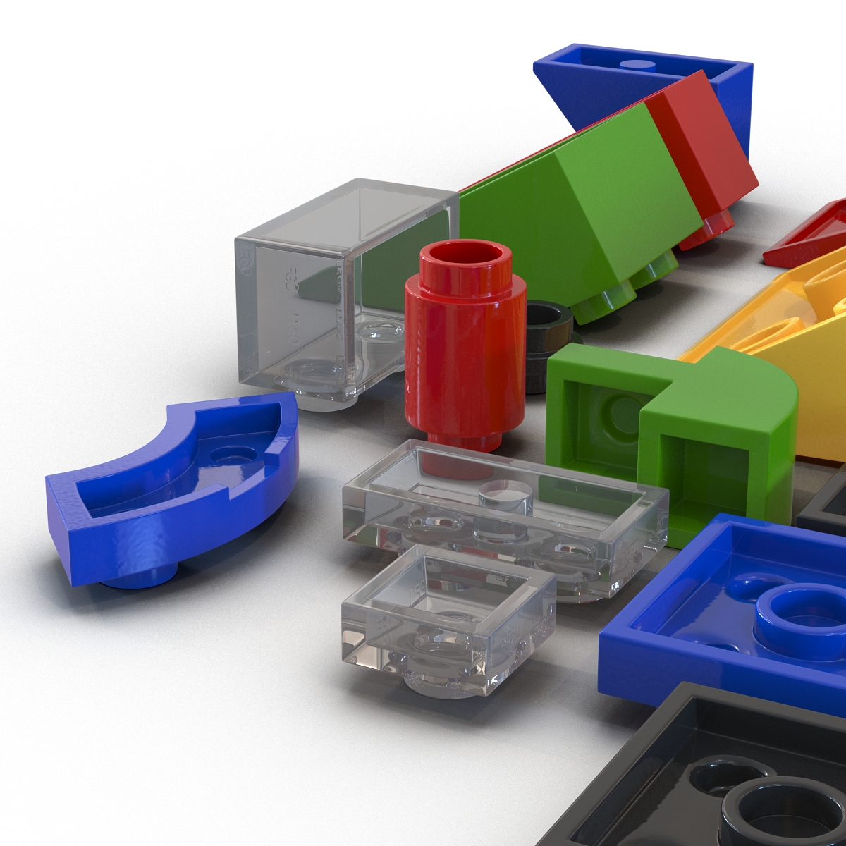 3D model Lego Bricks Set