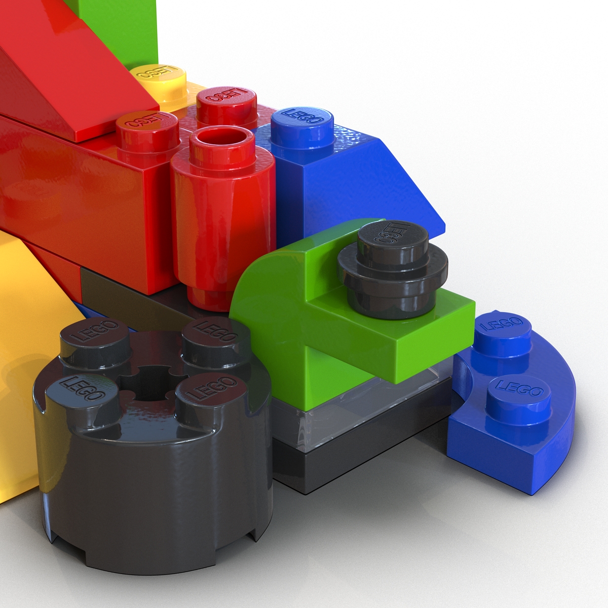 3D model Lego Bricks Set