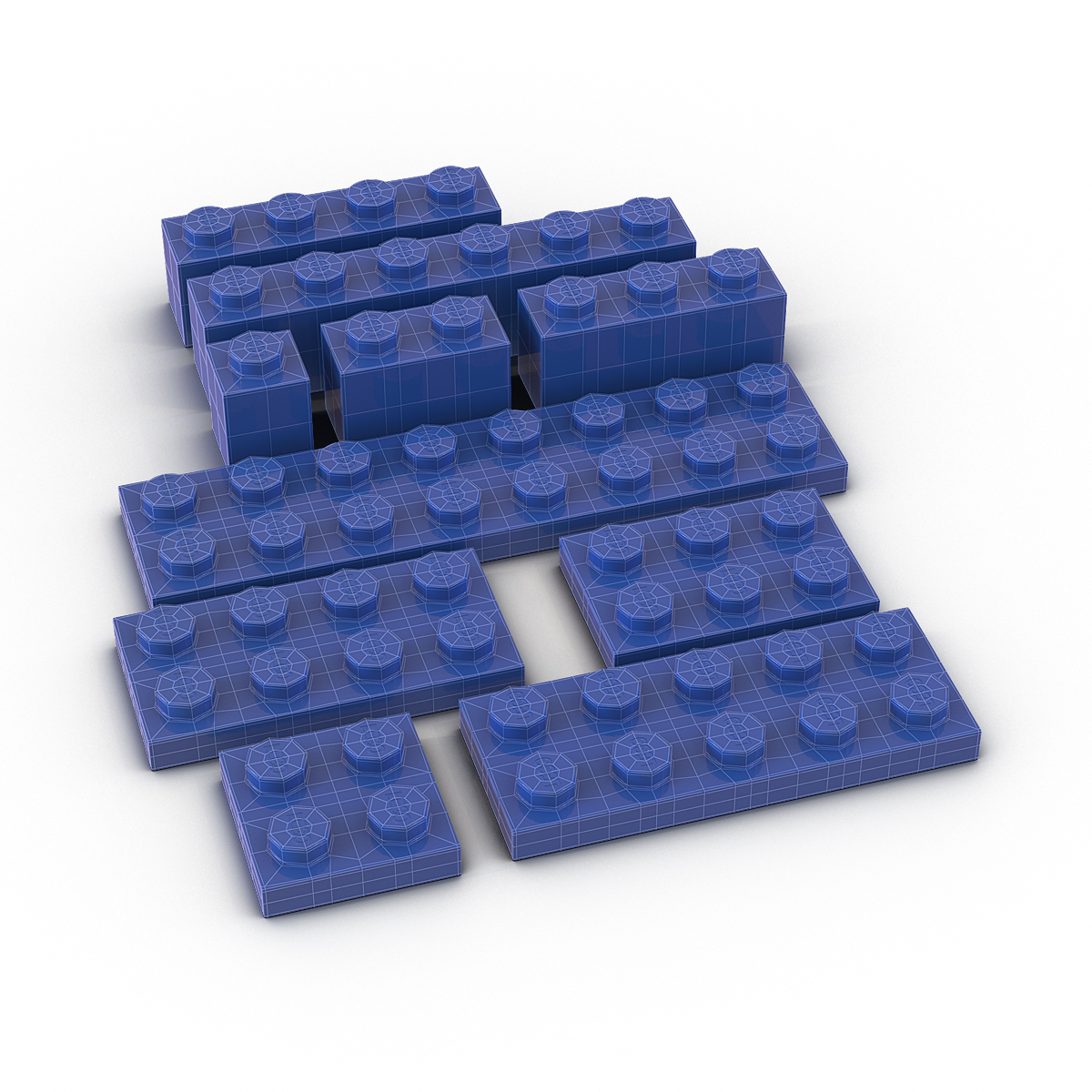 Lego Bricks Set 2 3D