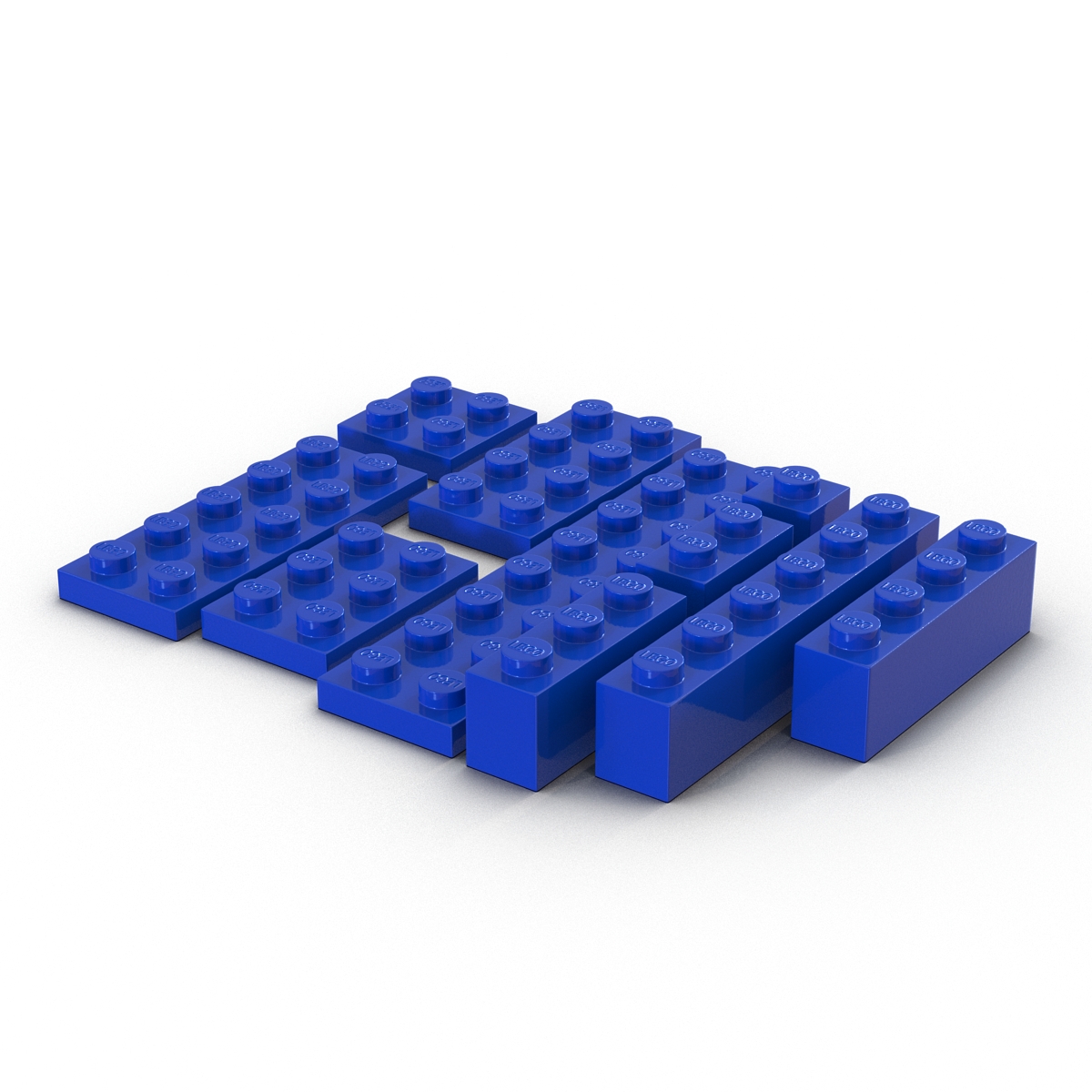 Lego Bricks Set 2 3D