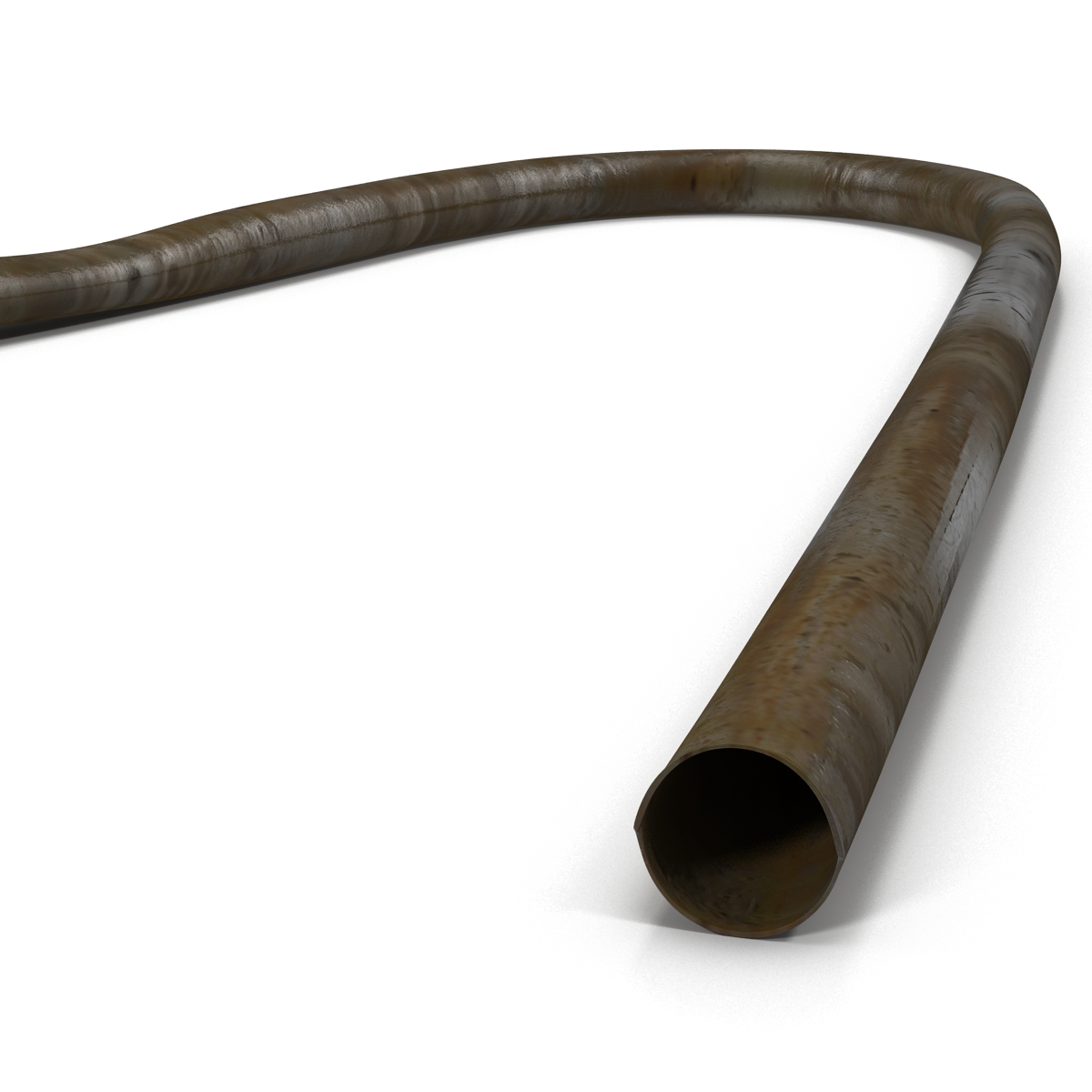 3D Broken Iron Pipe 8 model