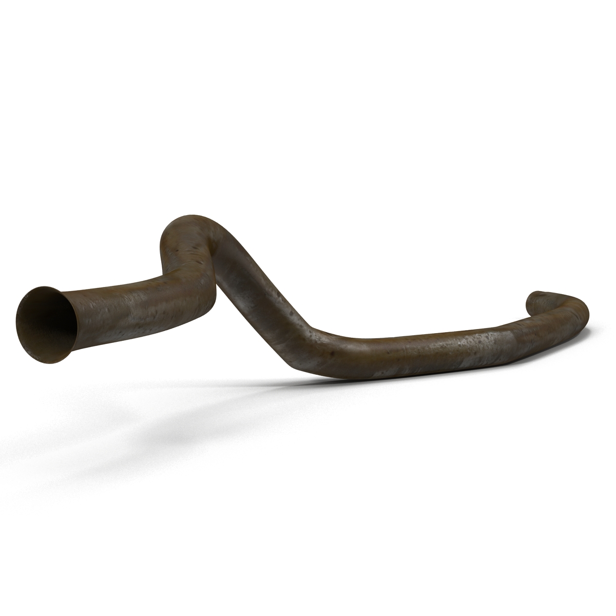 Broken Iron Pipe 10 3D model