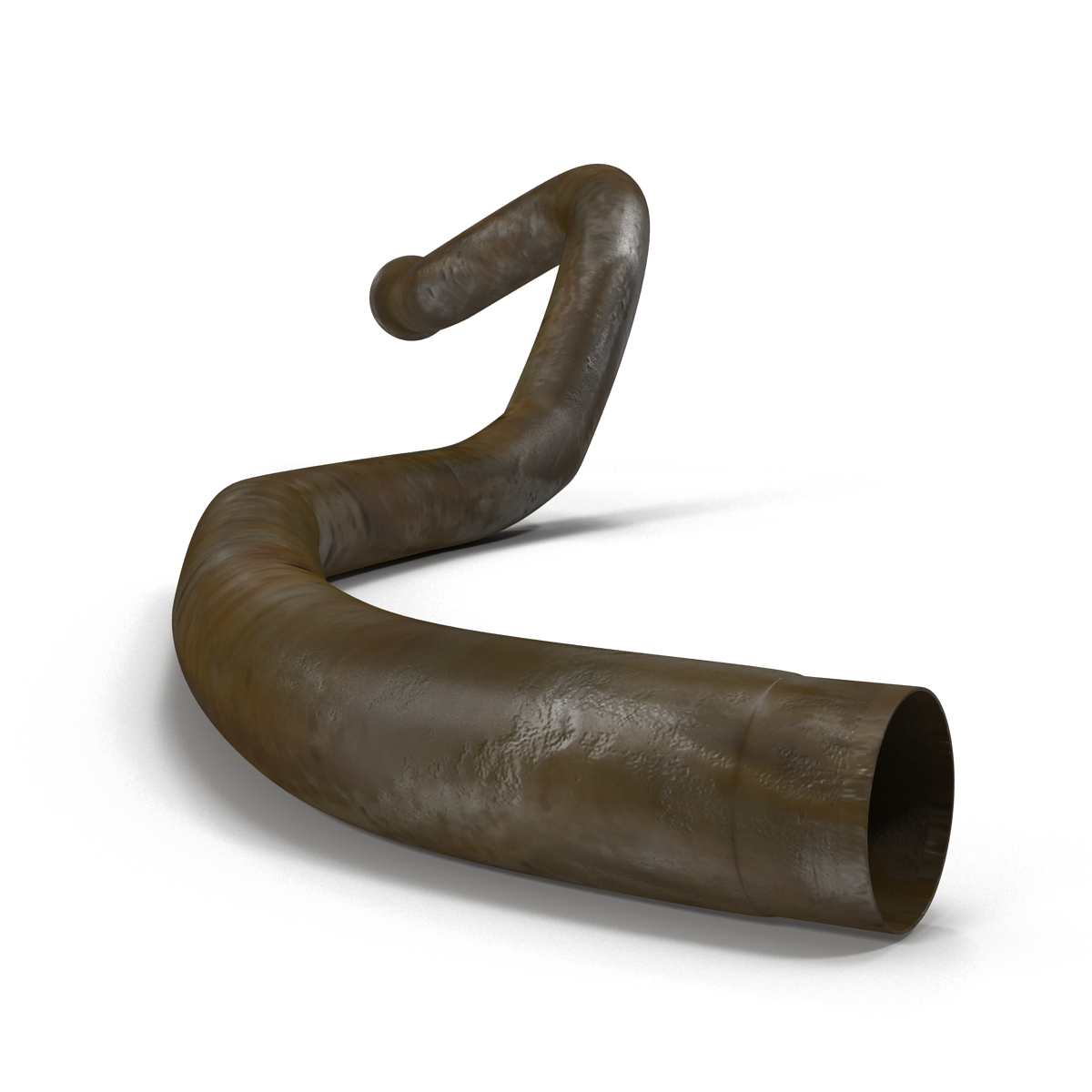 Broken Iron Pipe 10 3D model