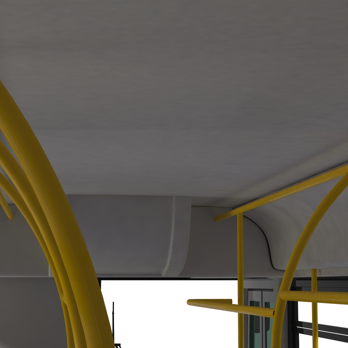 3D New Flyer Xcelsior XD40 Bus CTfastrak Simple Interior model