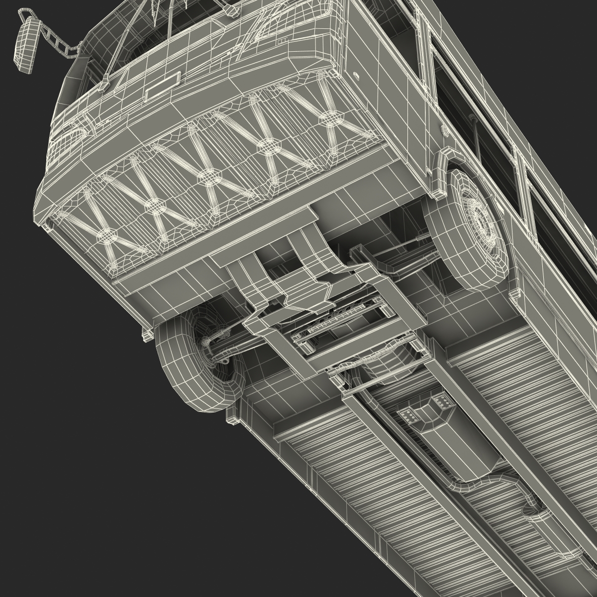 New Flyer Xcelsior XD40 Bus CTfastrak Rigged 3D model