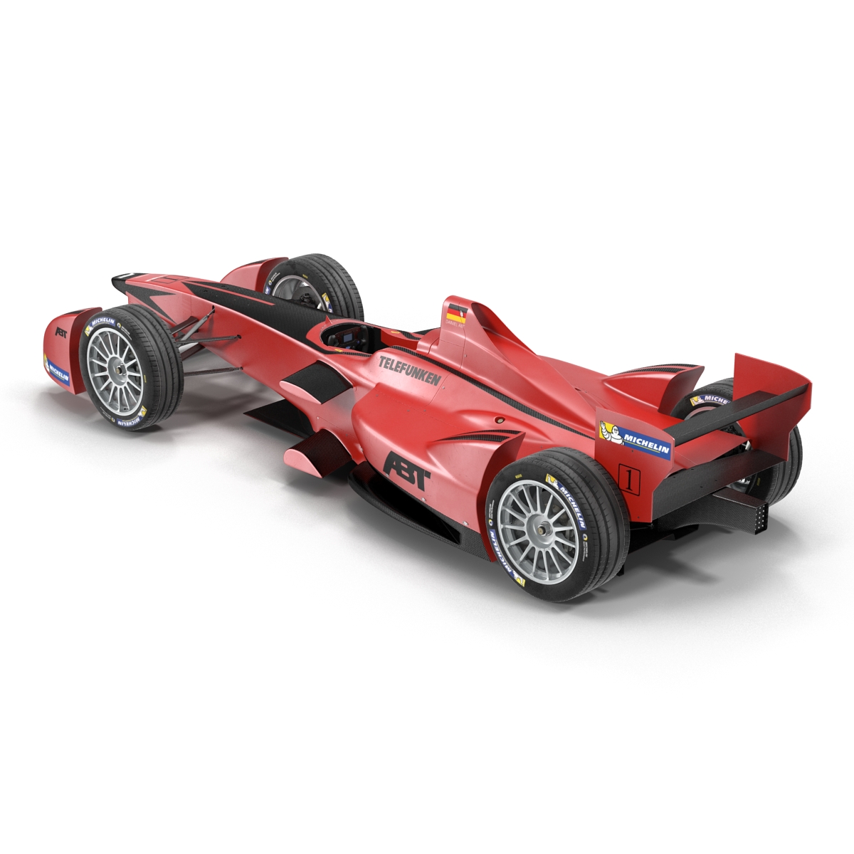 Formula E Race Car ABT 3D