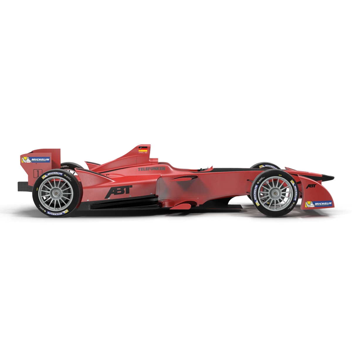 Formula E Race Car ABT 3D