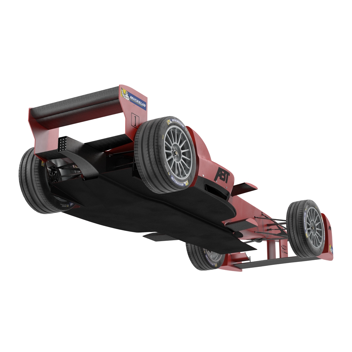 Formula E Race Car ABT 3D