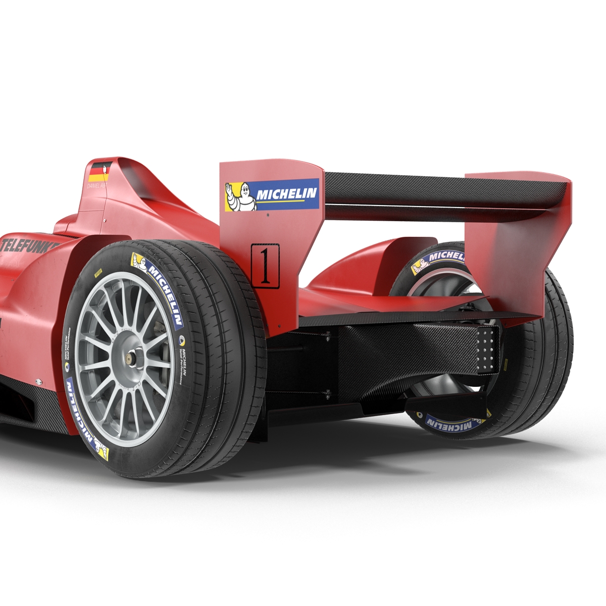 Formula E Race Car ABT 3D