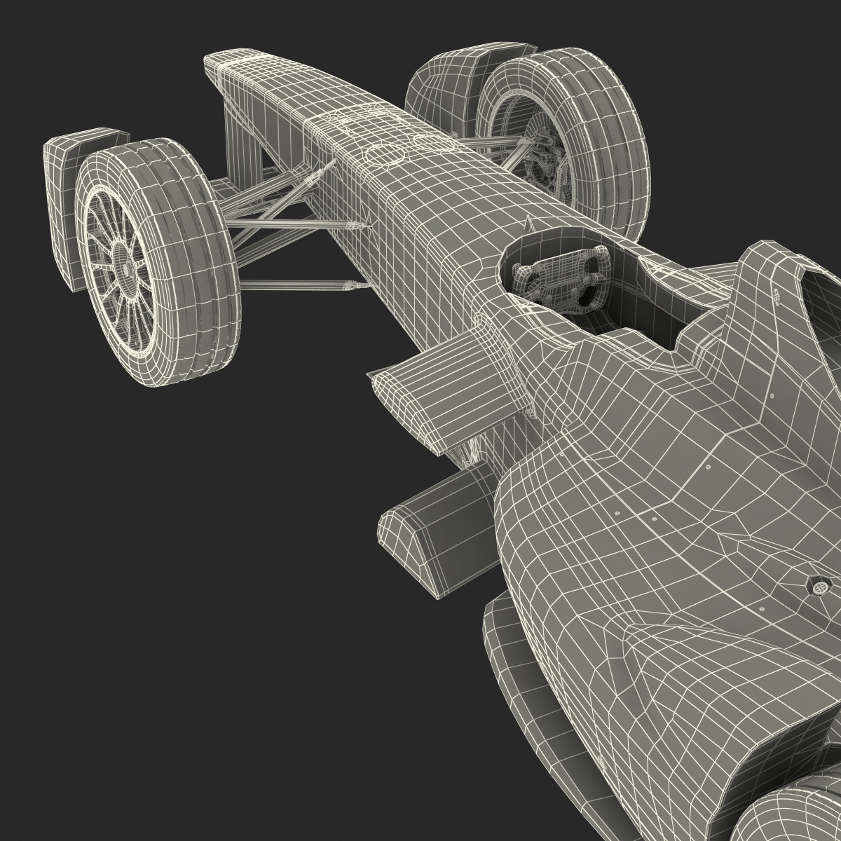 Formula E Race Car ABT 3D