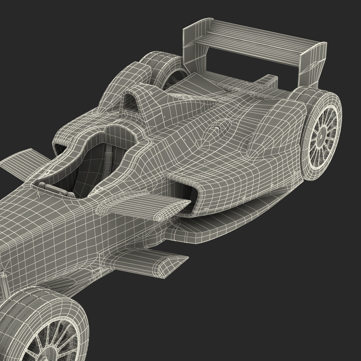 Formula E Race Car ABT 3D