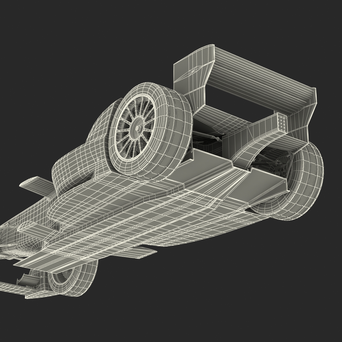 Formula E Race Car ABT 3D