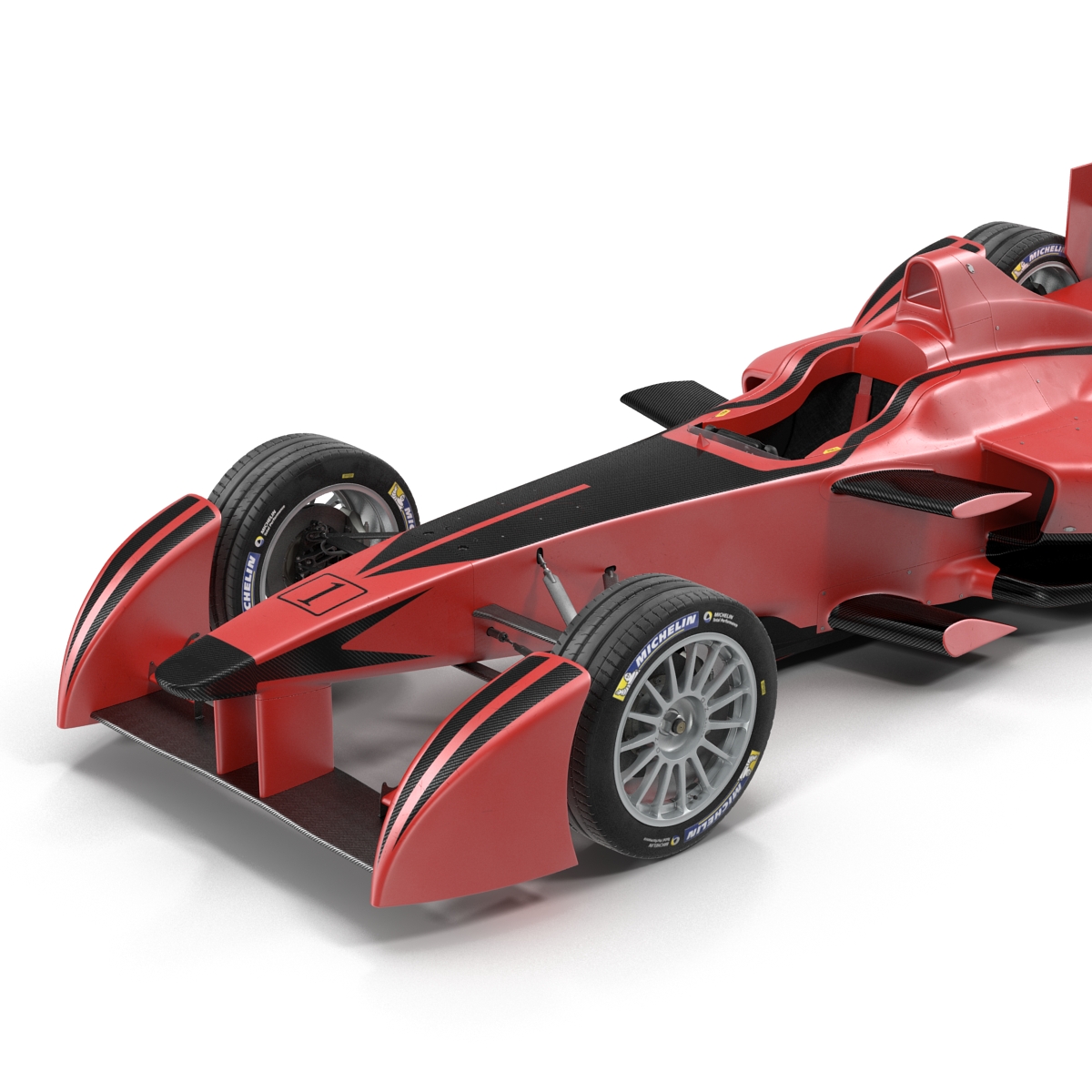 3D Formula E Race Car Generic