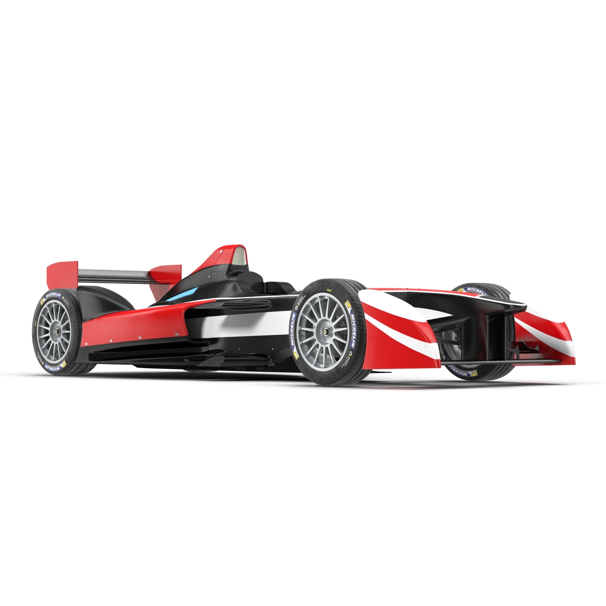 3D Formula E Race Car Generic 2 model