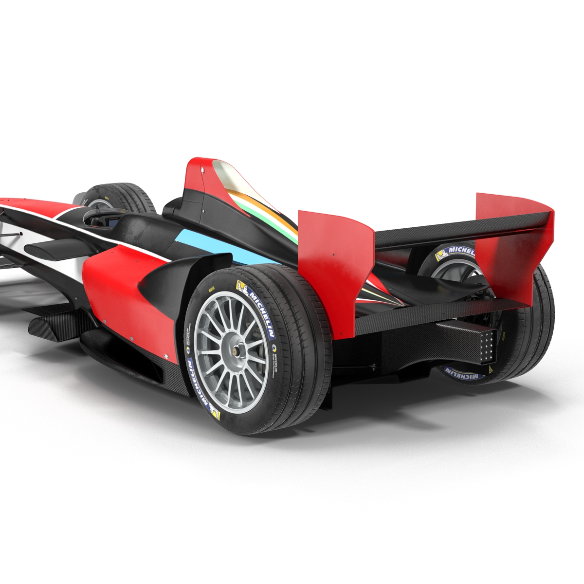 3D Formula E Race Car Generic 2 model