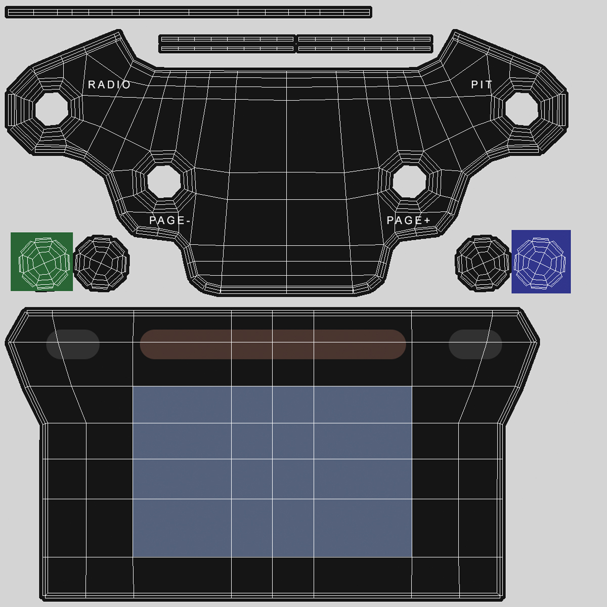 3D Formula E Race Car Generic 2 model