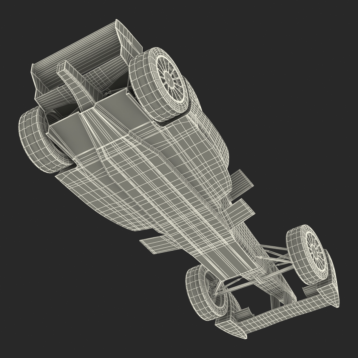 3D Formula E Race Car Generic 2 model