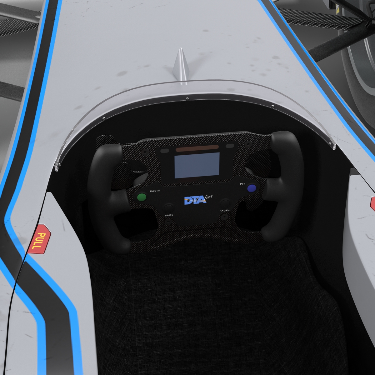 Formula E Race Car Qualcomm 3D