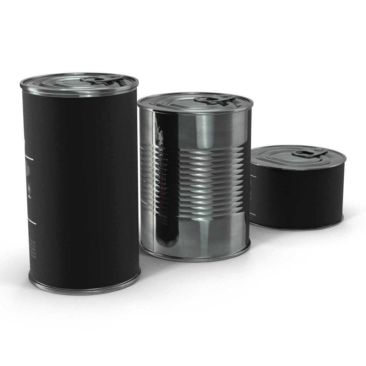 Dog Food Tins Set 3D