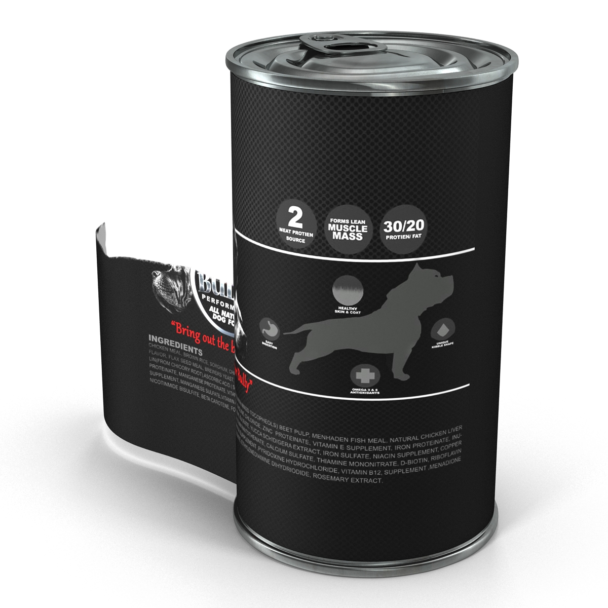 Dog Food Tin 2 3D model