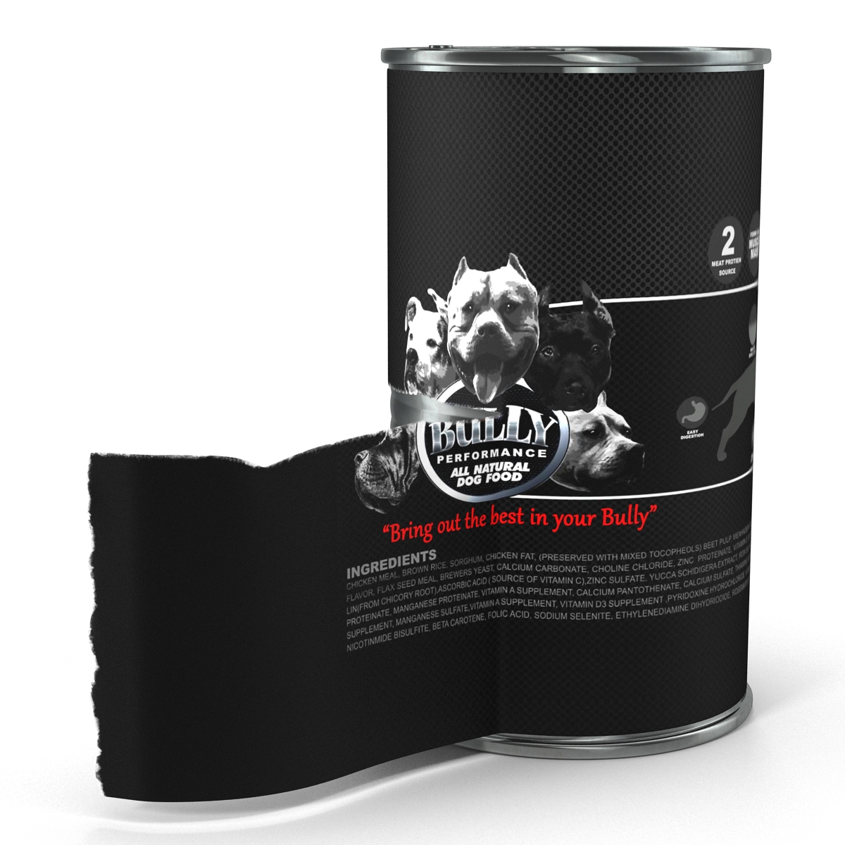 Dog Food Tin 2 3D model