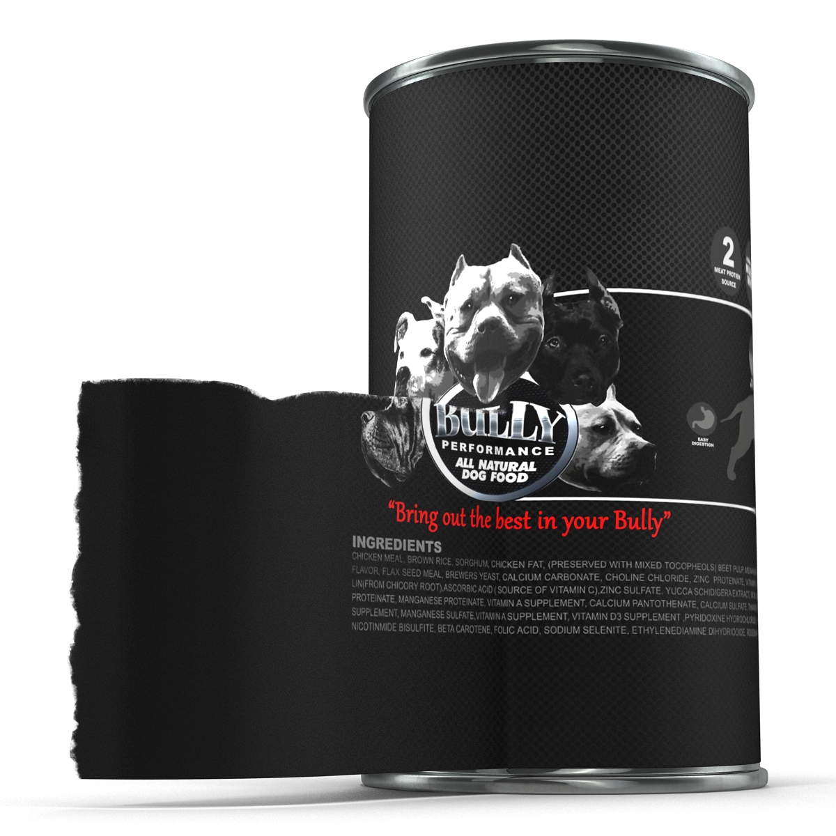 Dog Food Tin 2 3D model