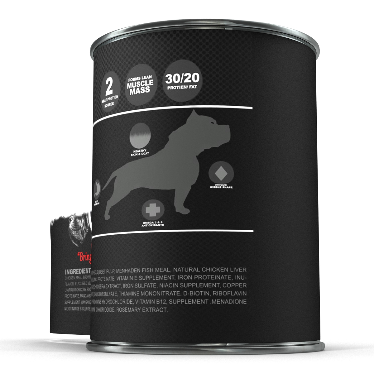 Dog Food Tin 4 3D model