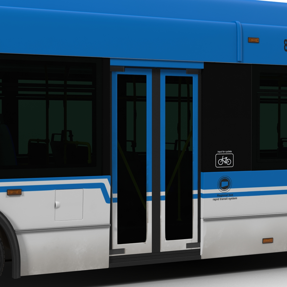 New Flyer Xcelsior XD40 Bus Rigged 3D model