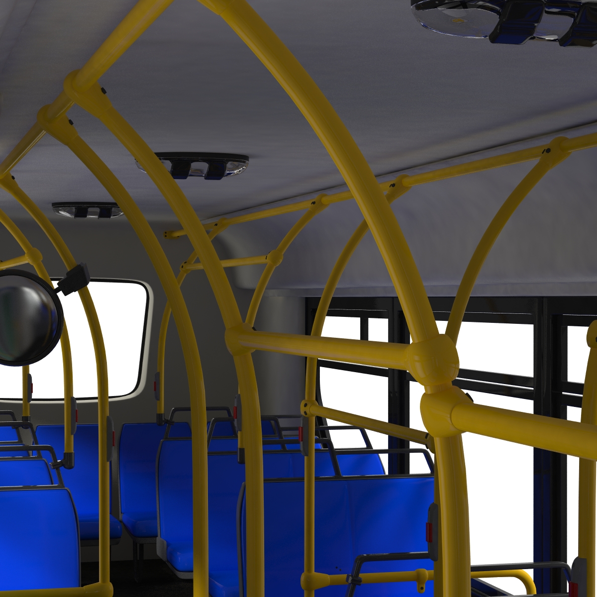 New Flyer Xcelsior XD40 Bus Rigged 3D model