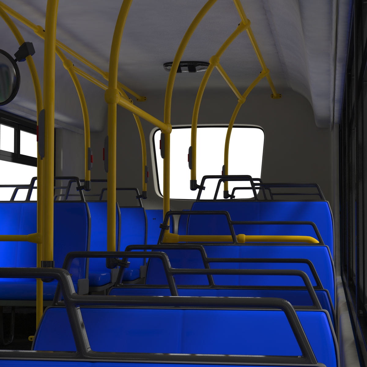 New Flyer Xcelsior XD40 Bus Rigged 3D model