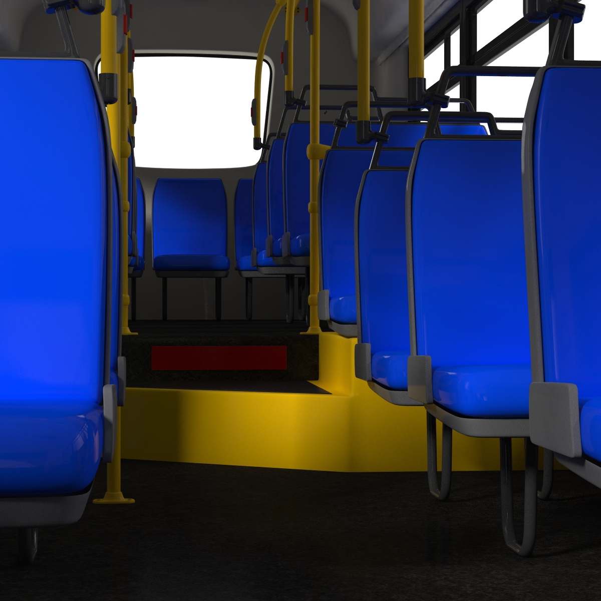 New Flyer Xcelsior XD40 Bus Rigged 3D model