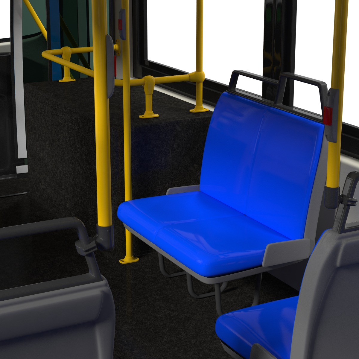 New Flyer Xcelsior XD40 Bus Rigged 3D model