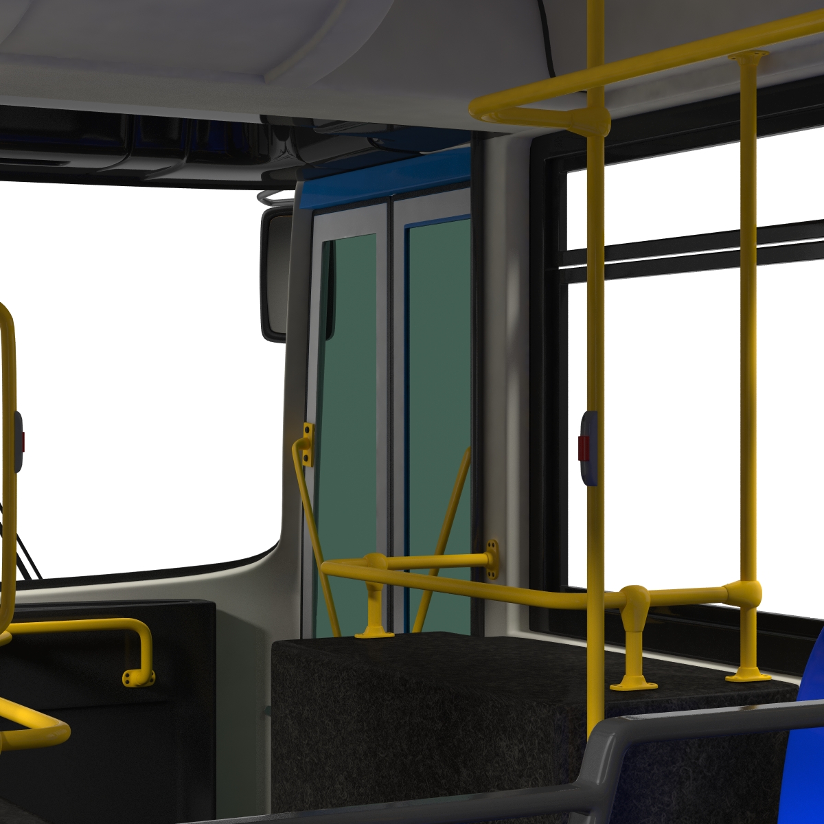 New Flyer Xcelsior XD40 Bus Rigged 3D model