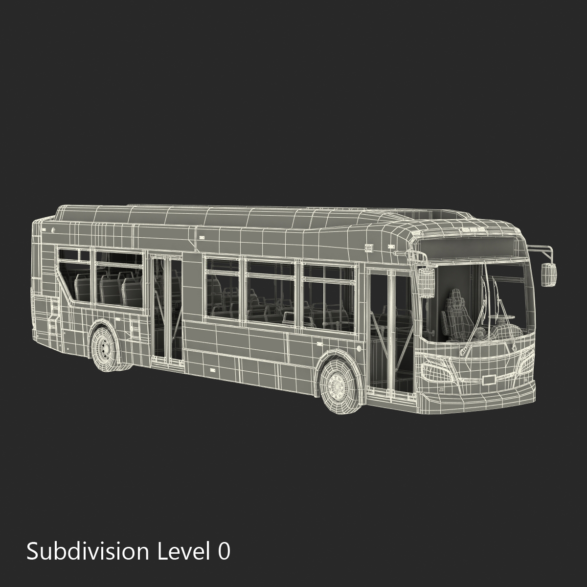 New Flyer Xcelsior XD40 Bus Rigged 3D model