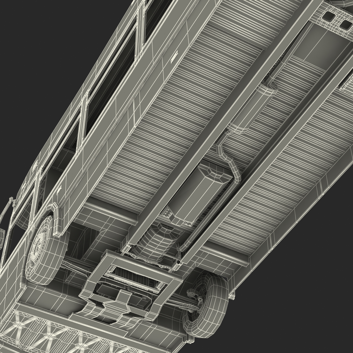 New Flyer Xcelsior XD40 Bus Rigged 3D model