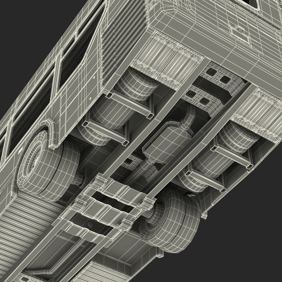 New Flyer Xcelsior XD40 Bus Rigged 3D model