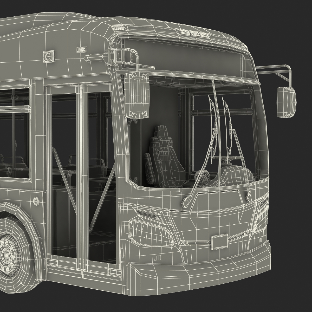 New Flyer Xcelsior XD40 Bus Rigged 3D model