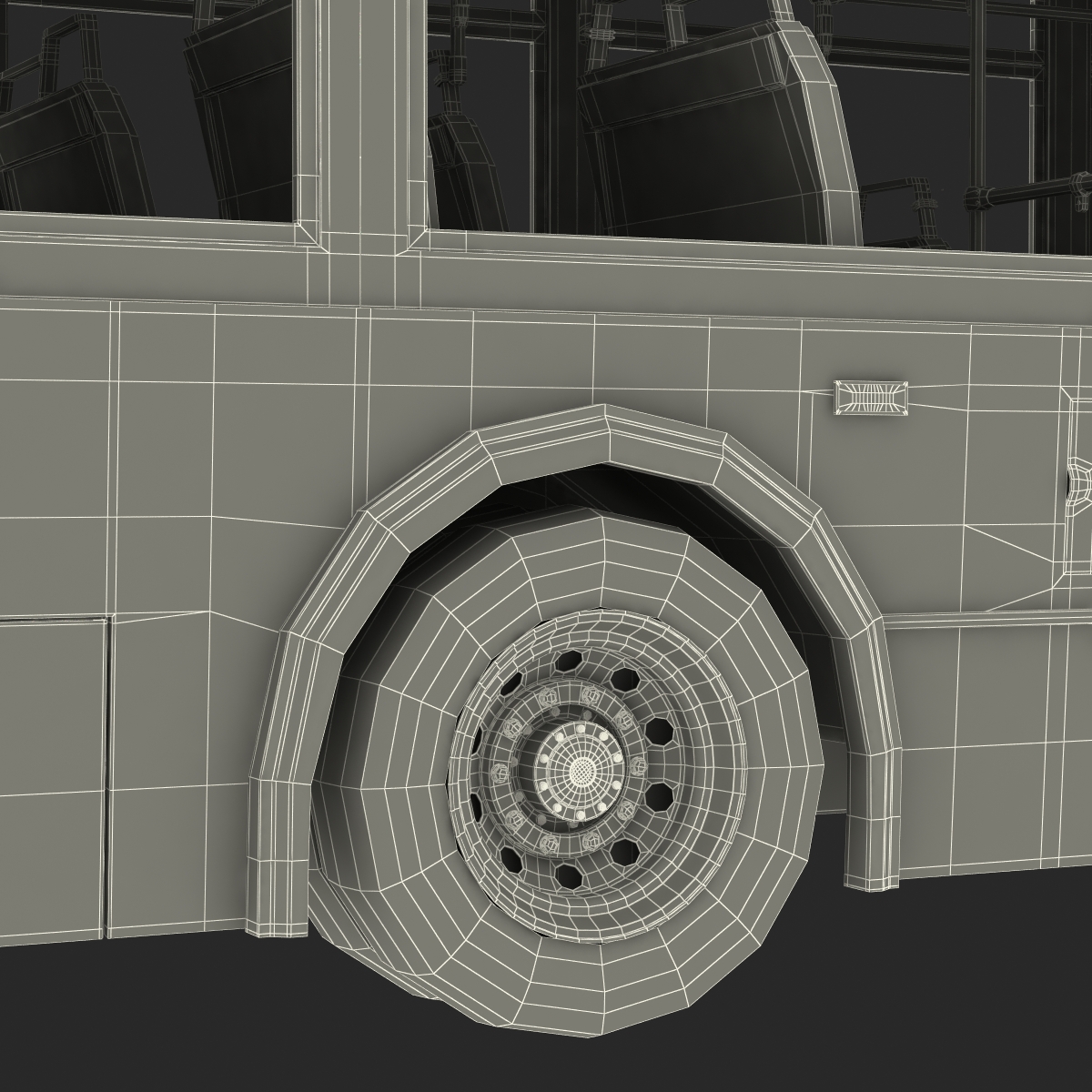 New Flyer Xcelsior XD40 Bus Rigged 3D model