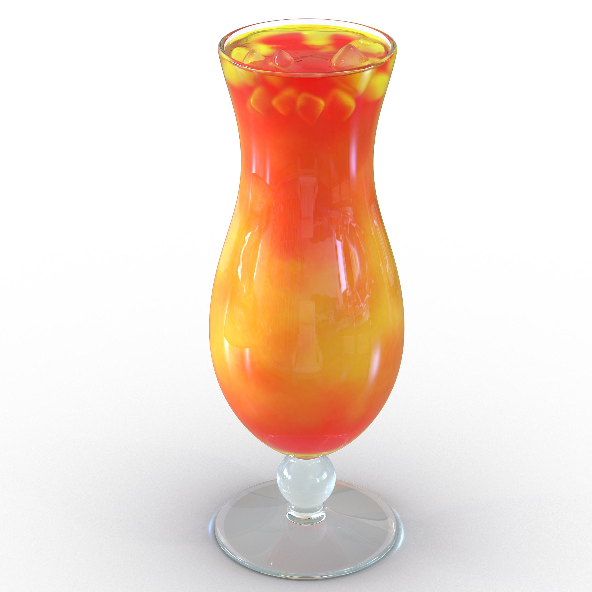 3D Fruit Coctail model