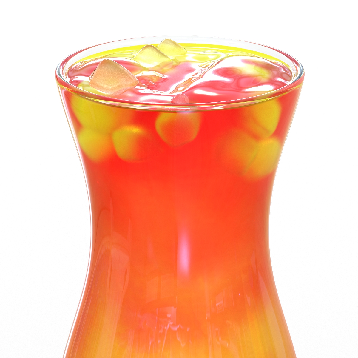 3D Fruit Coctail model