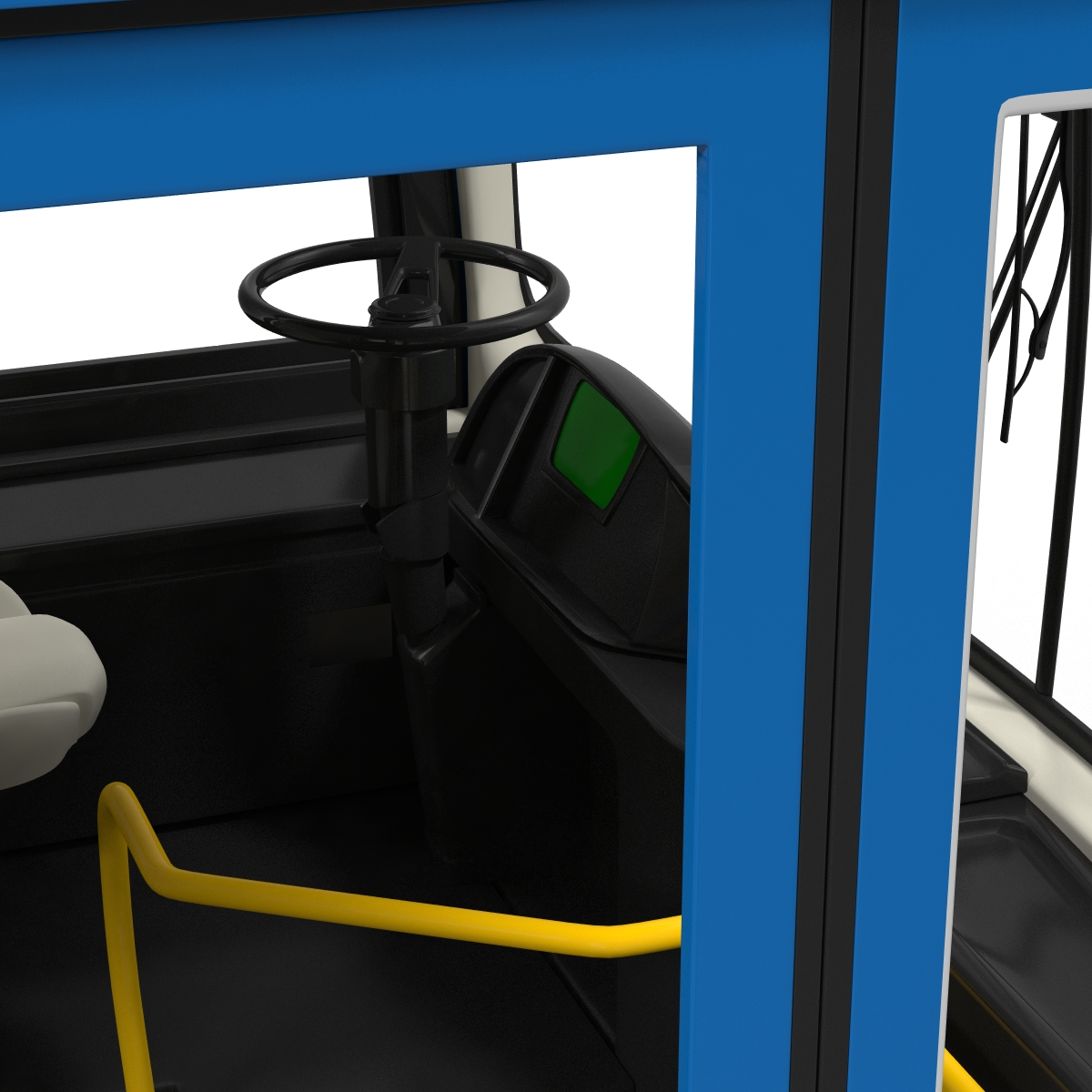 3D New Flyer Xcelsior XD40 Bus Simple Interior model