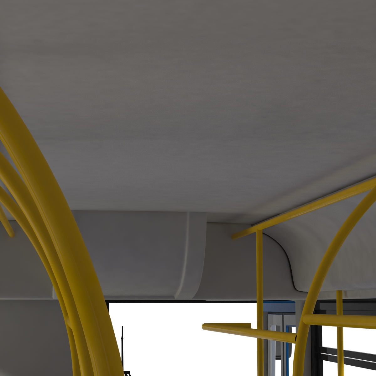 3D New Flyer Xcelsior XD40 Bus Simple Interior model