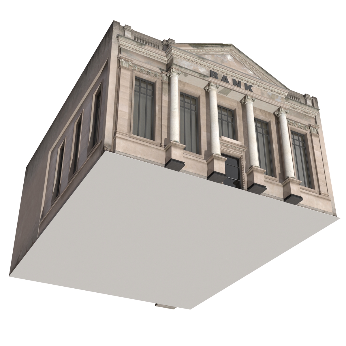 3D Bank Building model